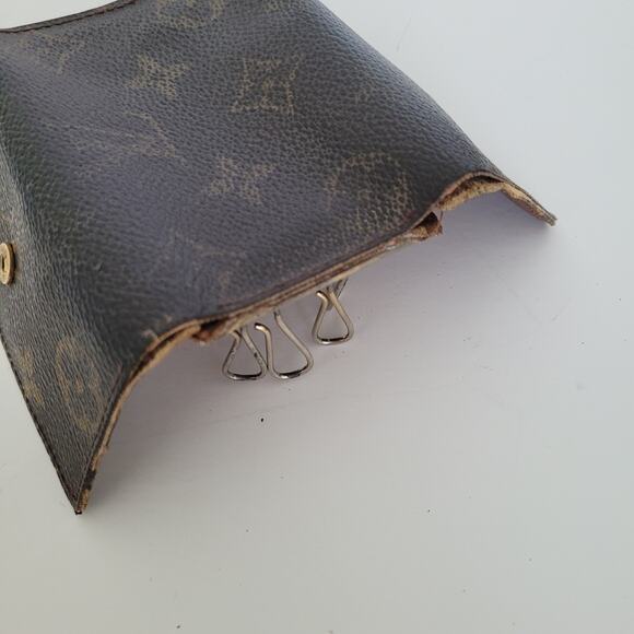 Authentic Louis Vuitton Monogram Multicles 6 Key Hooks Case Brown Small Fair - Picture 7 of 10